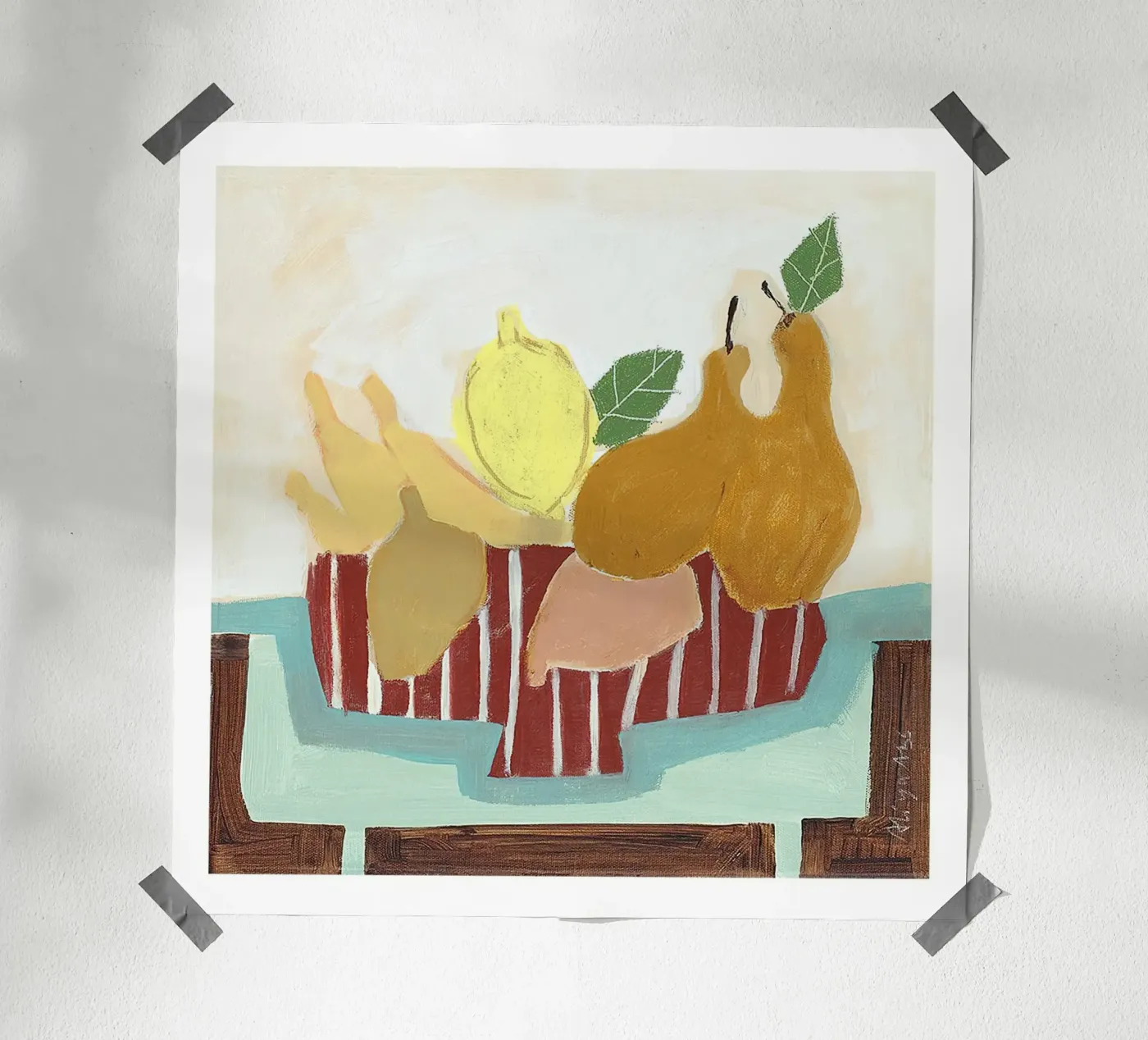Sweet Pears poster by juls shop
