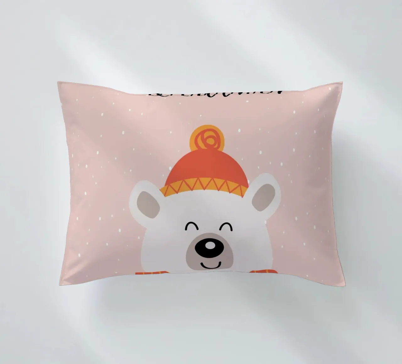 Maglione Tempo Carino Orso di Natale cuscino da pdigitalprints