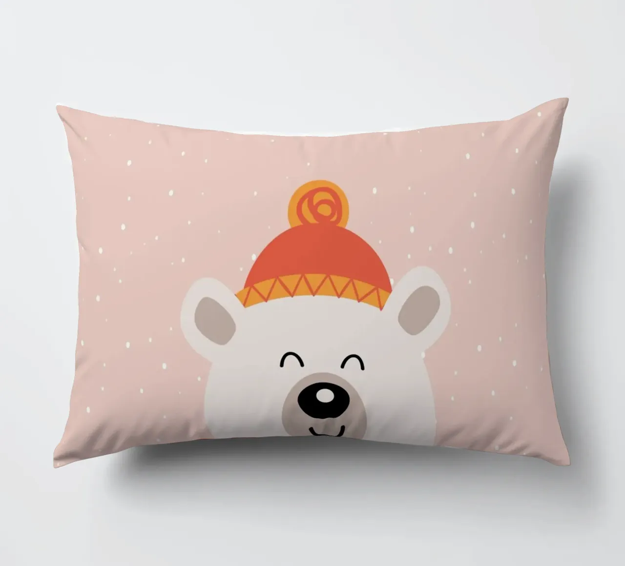 Maglione Tempo Carino Orso di Natale cuscino da pdigitalprints