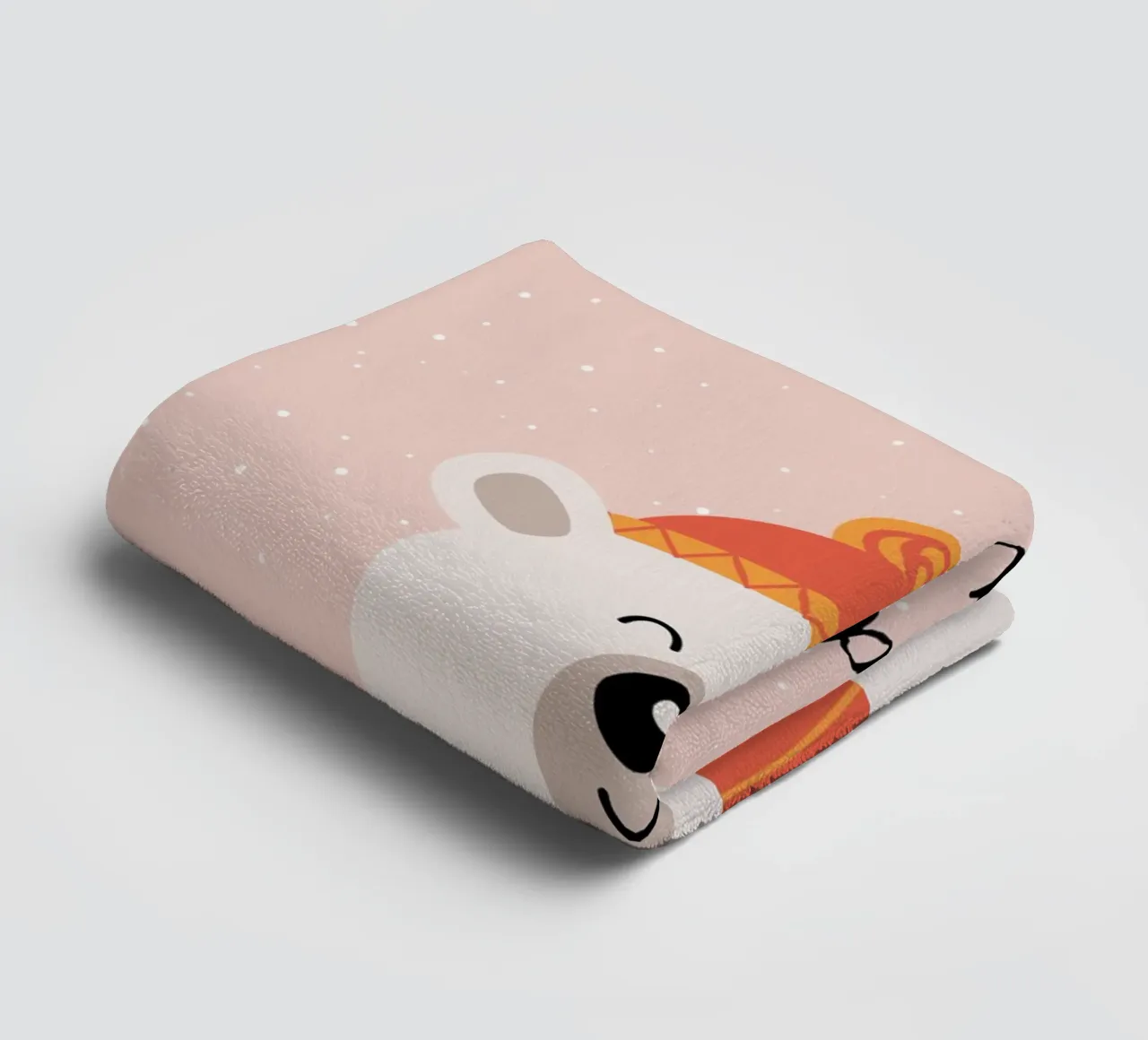 Maglione Tempo Carino Orso di Natale asciugamano da bagno da pdigitalprints