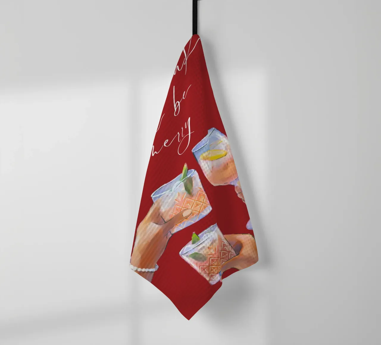 Mangez, buvez, soyez joyeux torchon de pdigitalprints
