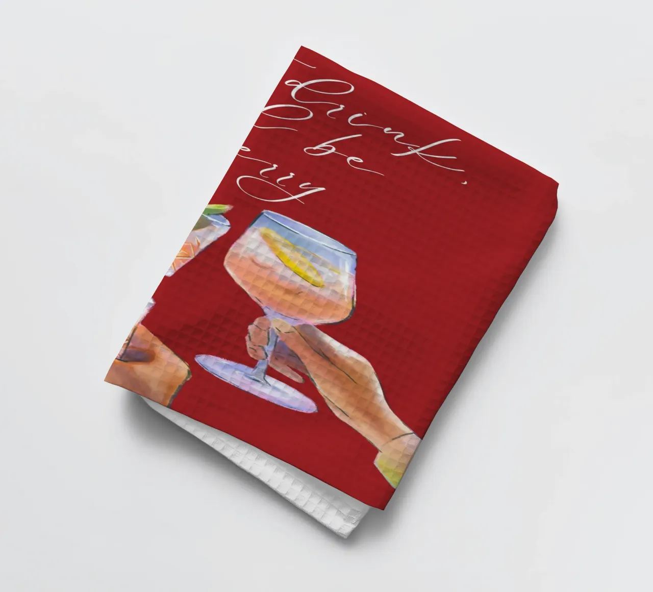 Mangez, buvez, soyez joyeux torchon de pdigitalprints