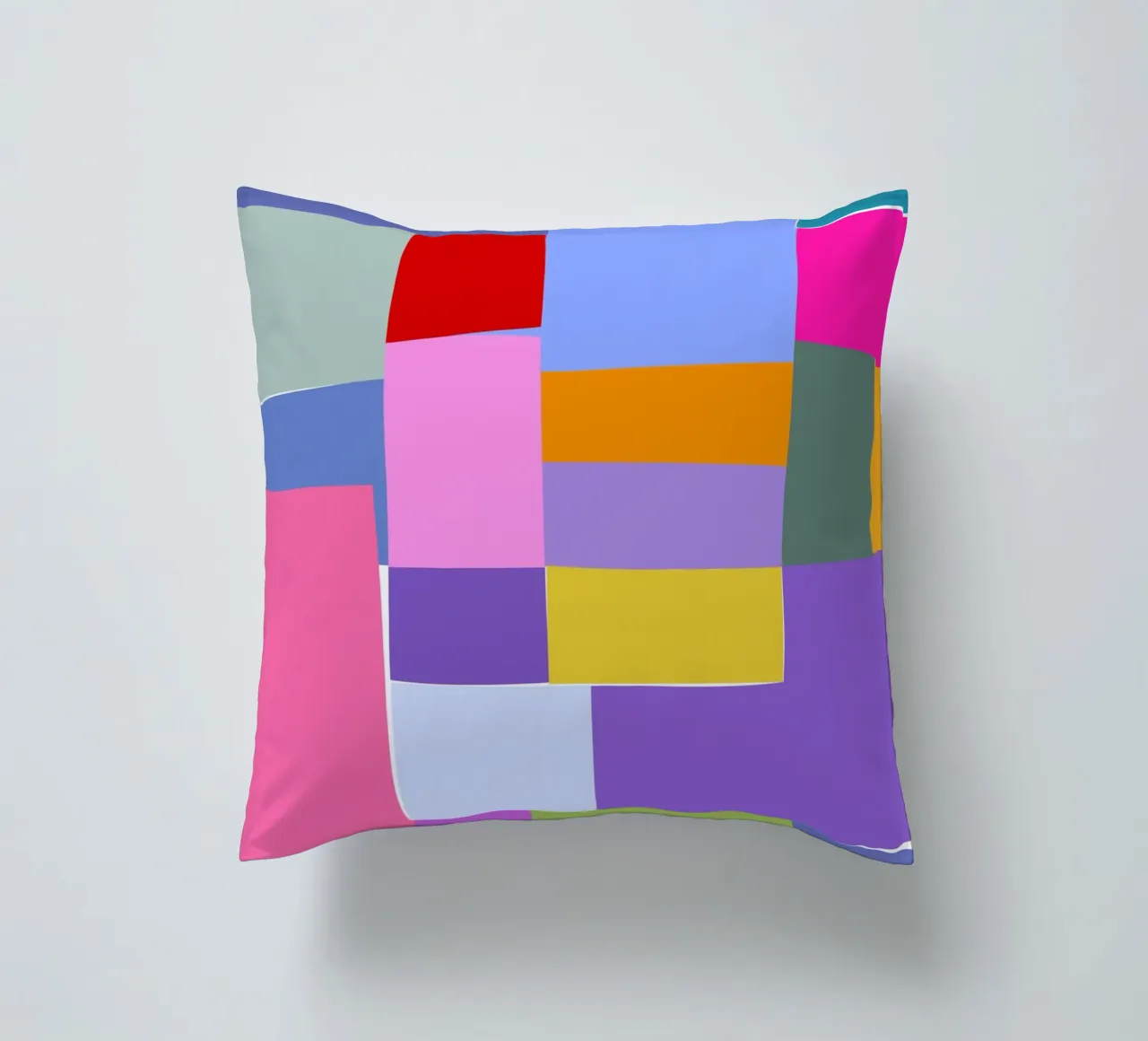 Mosaic Brights 6 | Color Blocking | Candy Colors cuscino da sabidussi