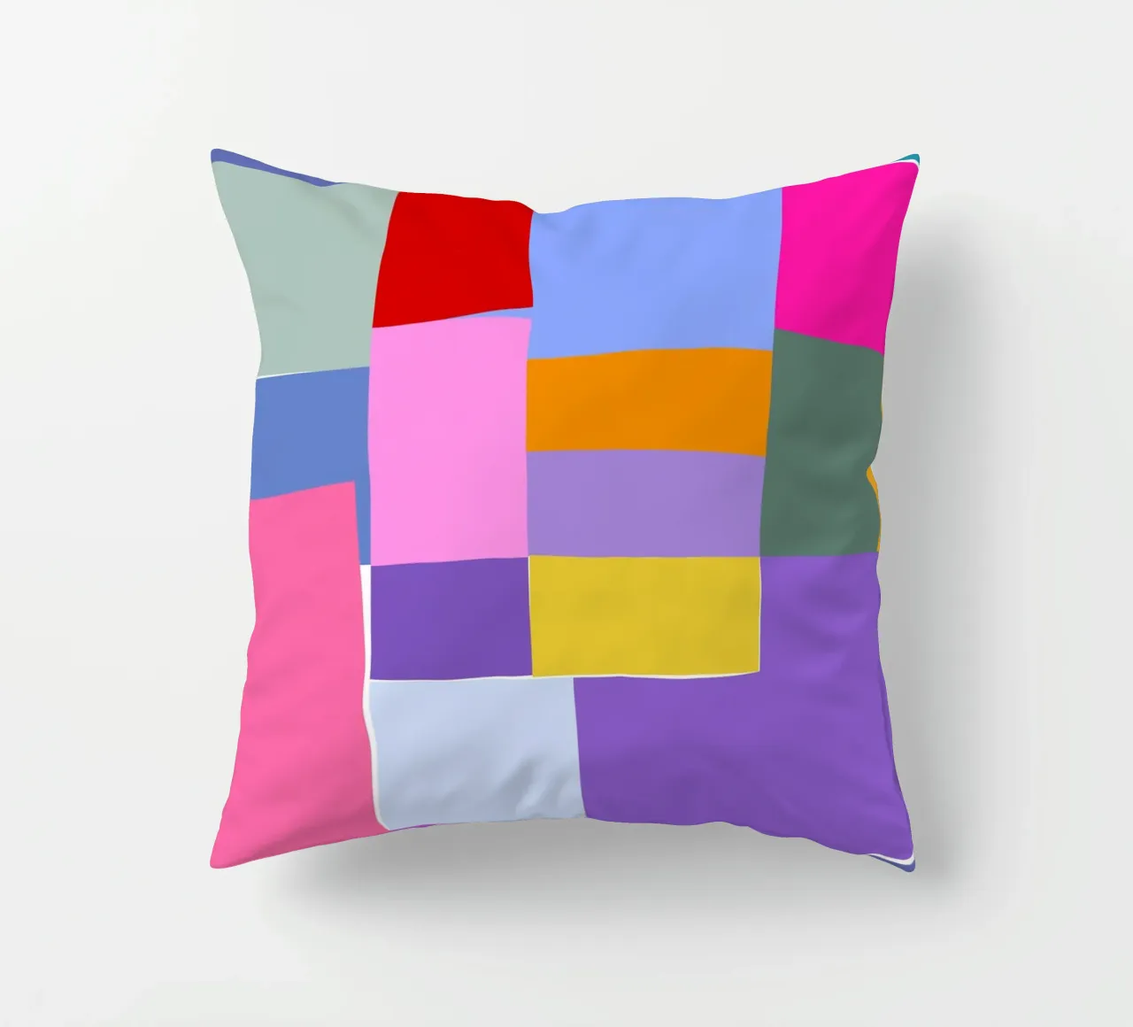 Mosaic Brights 6 | Color Blocking | Candy Colors cuscino da sabidussi
