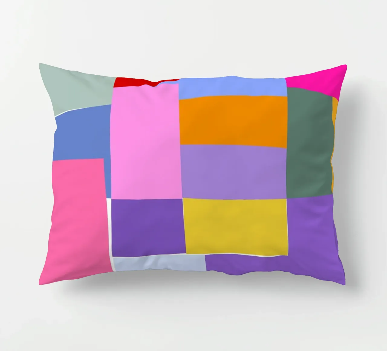 Mosaic Brights 6 | Color Blocking | Candy Colors cuscino da sabidussi