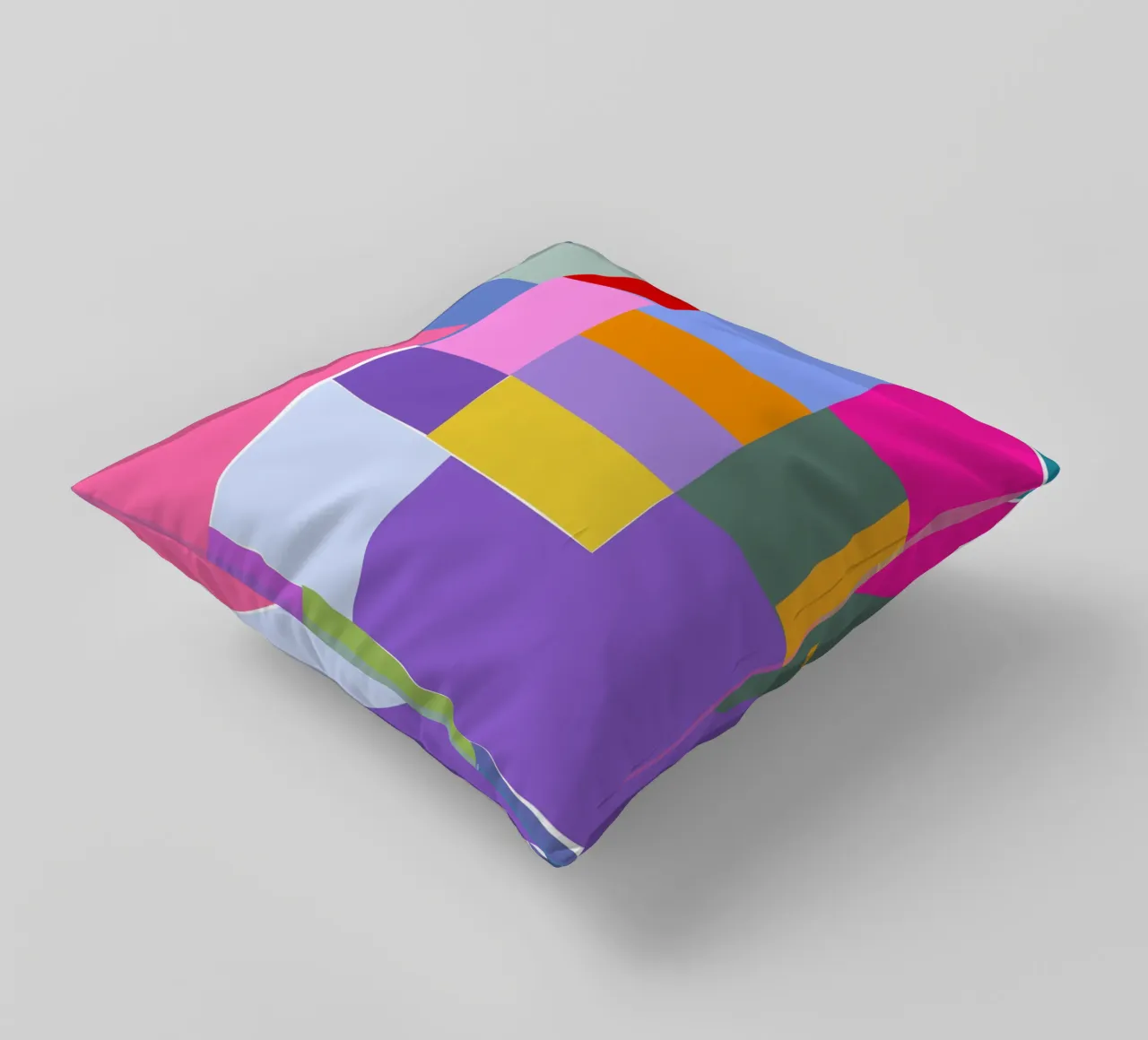 Mosaic Brights 6 | Color Blocking | Candy Colors cuscino da sabidussi