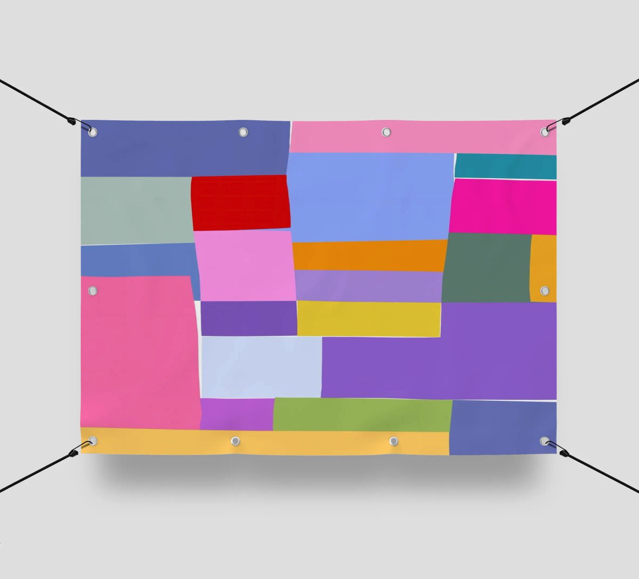 Mosaic Brights 6 | Color Blocking | Candy Colors telo in pvc da sabidussi