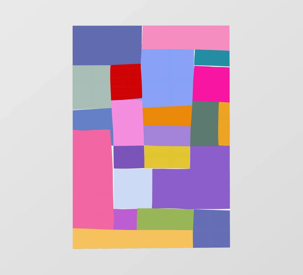 Mosaic Brights 6 | Color Blocking | Candy Colors telo in pvc da sabidussi