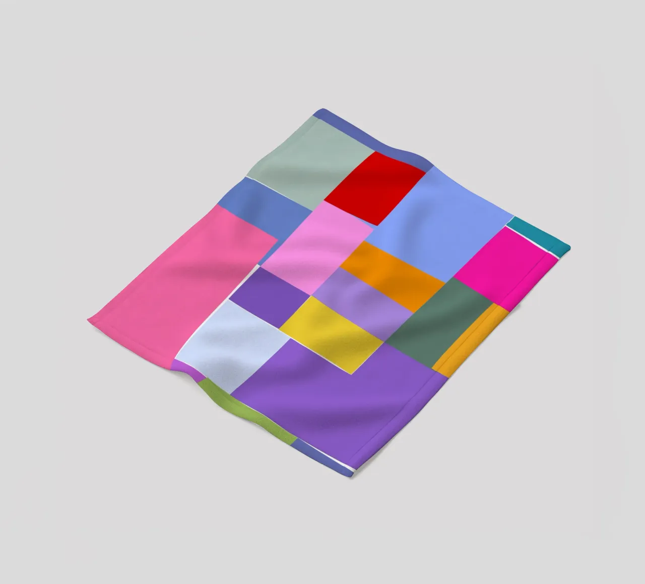 Mosaic Brights 6 | Color Blocking | Candy Colors coperta in pile da sabidussi