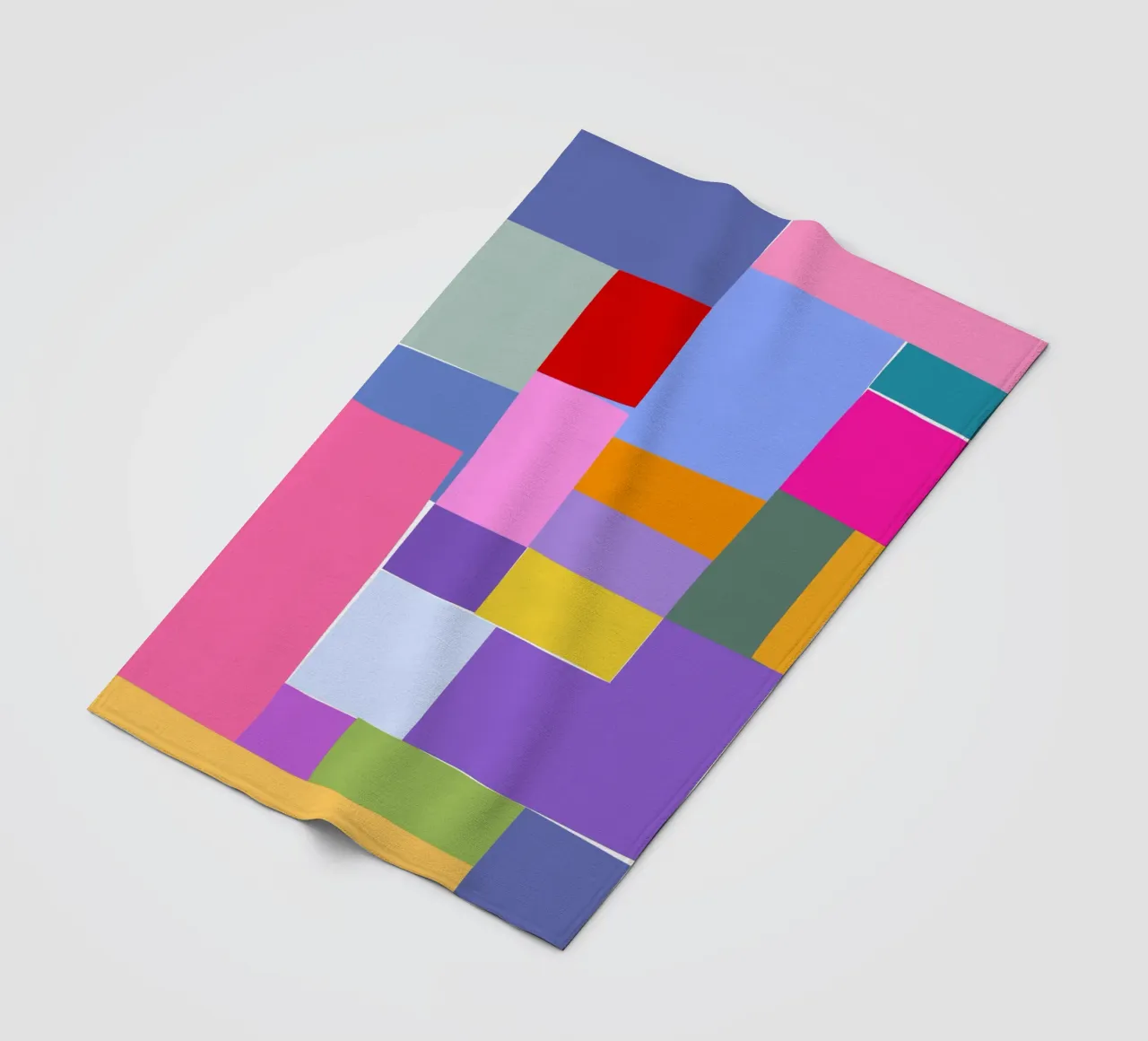 Mosaic Brights 6 | Color Blocking | Candy Colors coperta in pile da sabidussi
