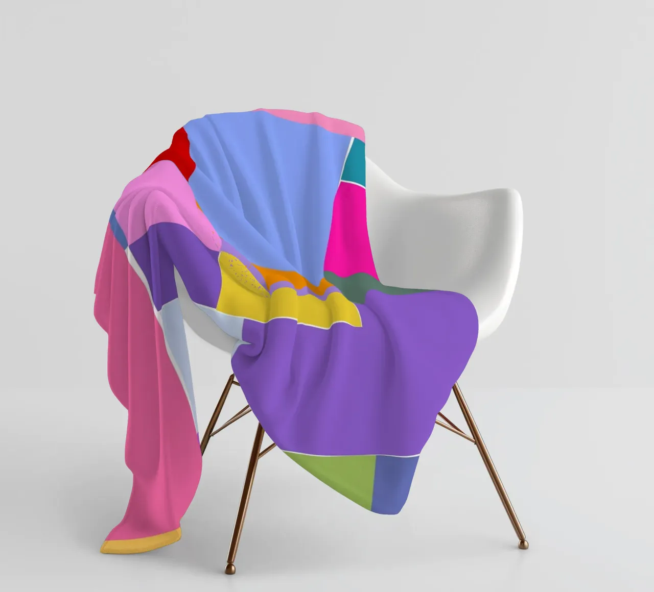 Mosaic Brights 6 | Color Blocking | Candy Colors coperta in pile da sabidussi