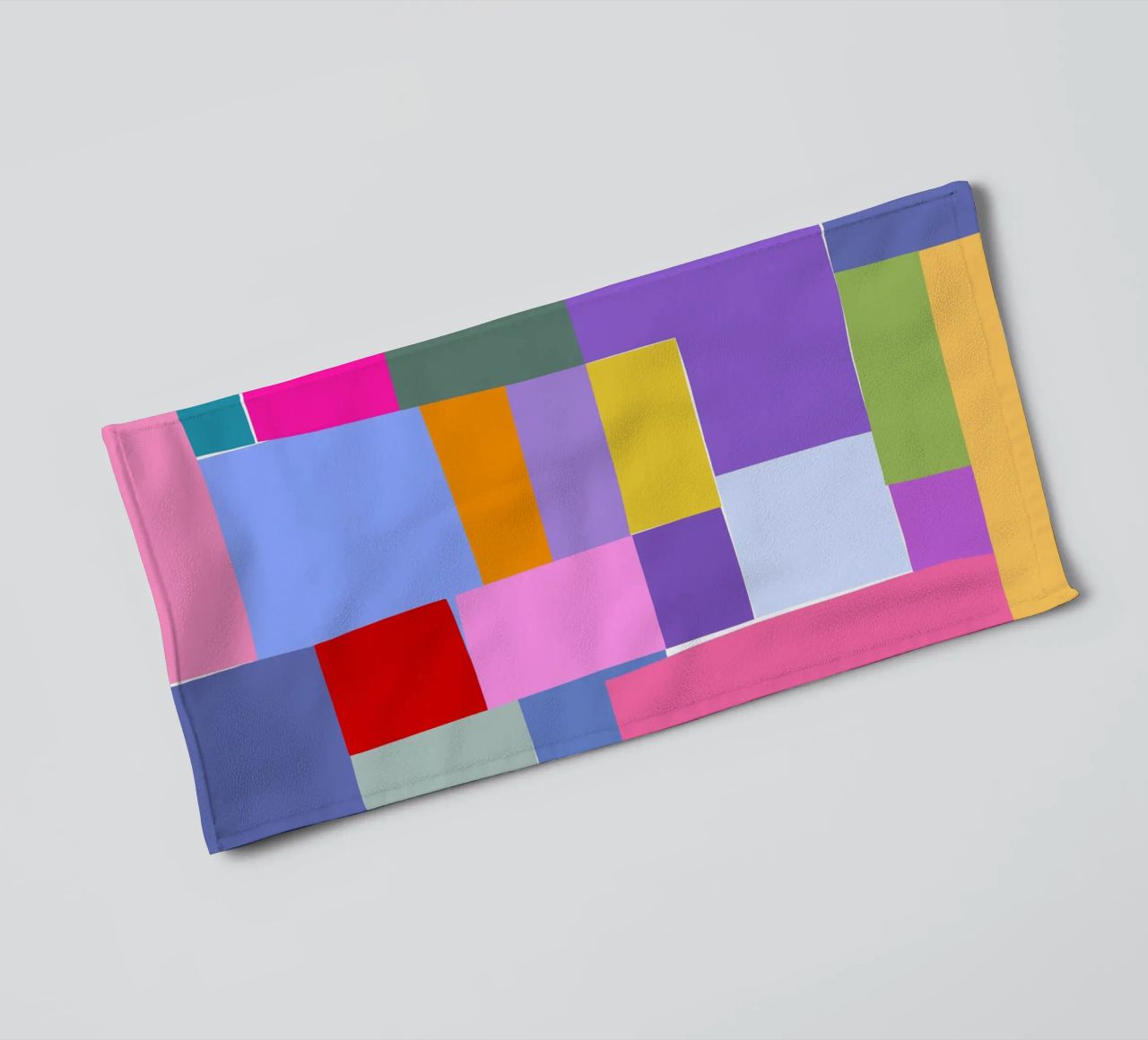 Mosaic Brights 6 | Color Blocking | Candy Colors serviette de bain de sabidussi