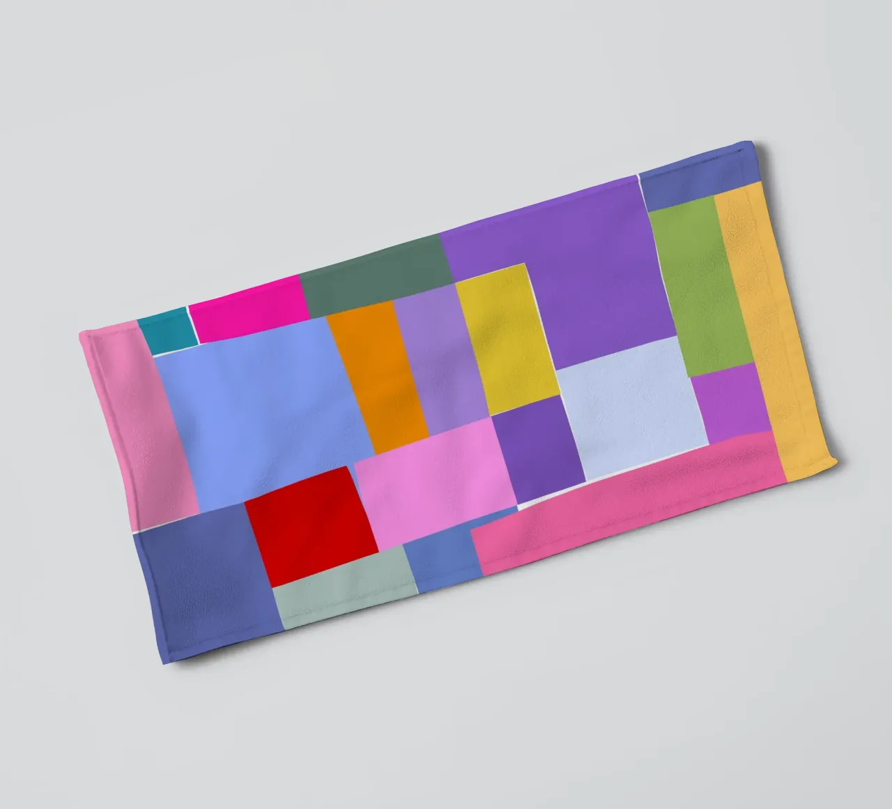 Mosaic Brights 6 | Color Blocking | Candy Colors towel by sabidussi