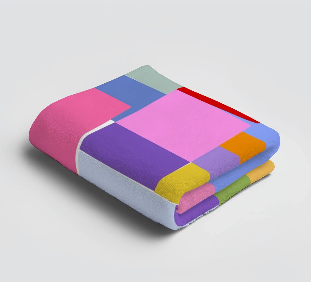 Mosaic Brights 6 | Color Blocking | Candy Colors serviette de bain de sabidussi
