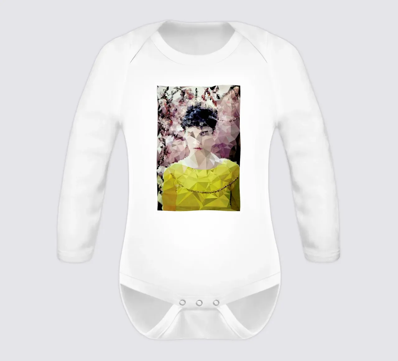 lieblich schmeckt das sÅ-holz long-sleeve baby romper by Kubistika