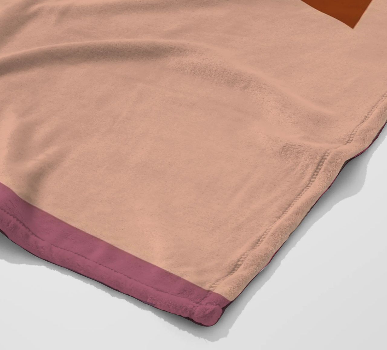 Mosaic | Color Blocking | Burgundy, Mauve, Tan coperta in pile da sabidussi