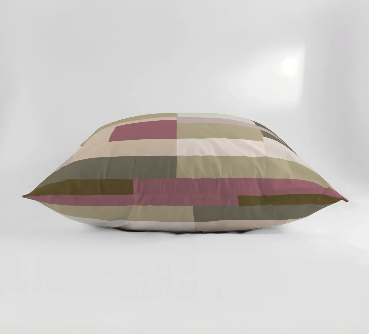 Mosaic | Color Blocking | Olive & Mauve kussen van sabidussi