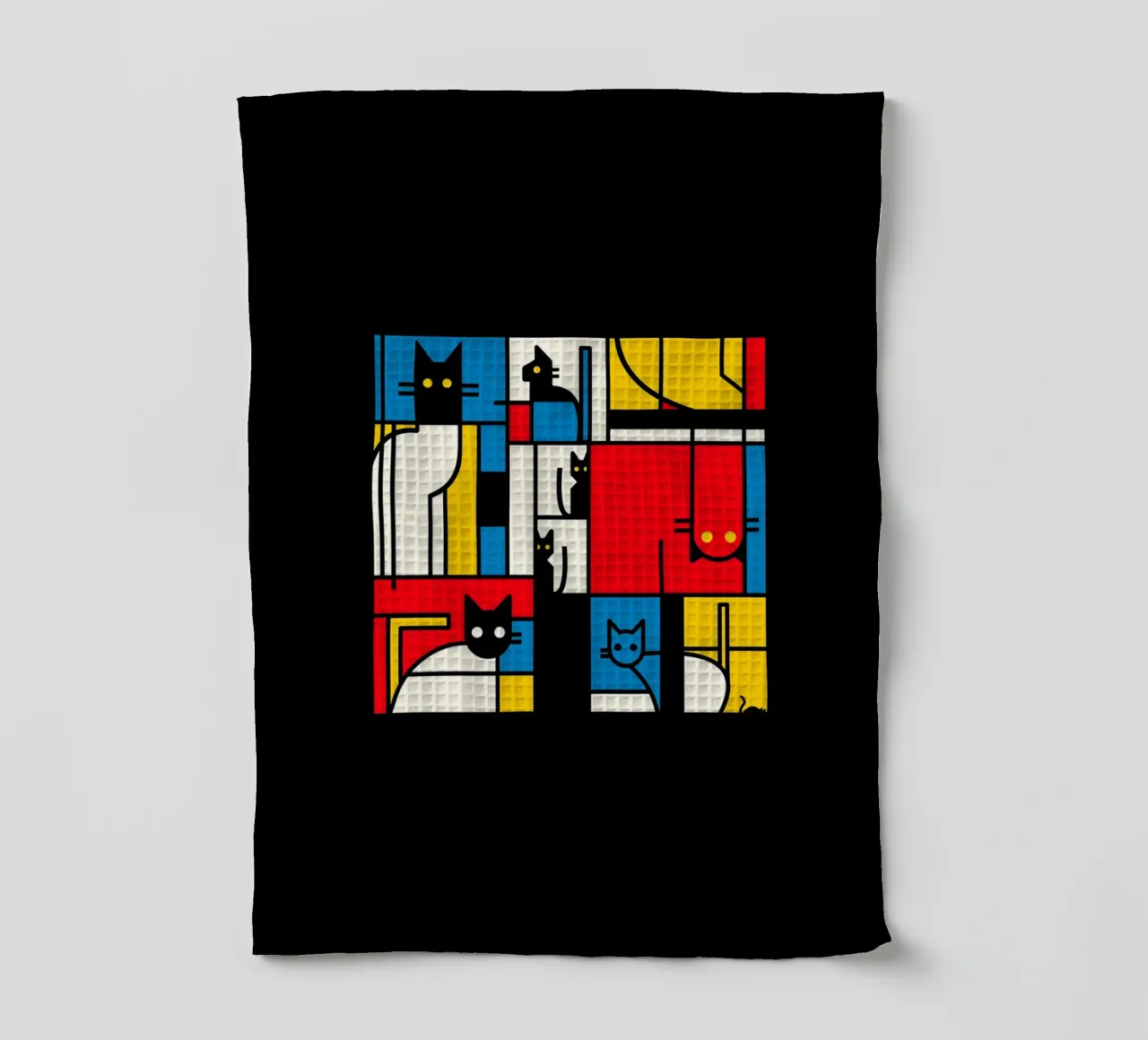 I gatti di Mondrian canovaccio da cucina da Tobe Fonseca