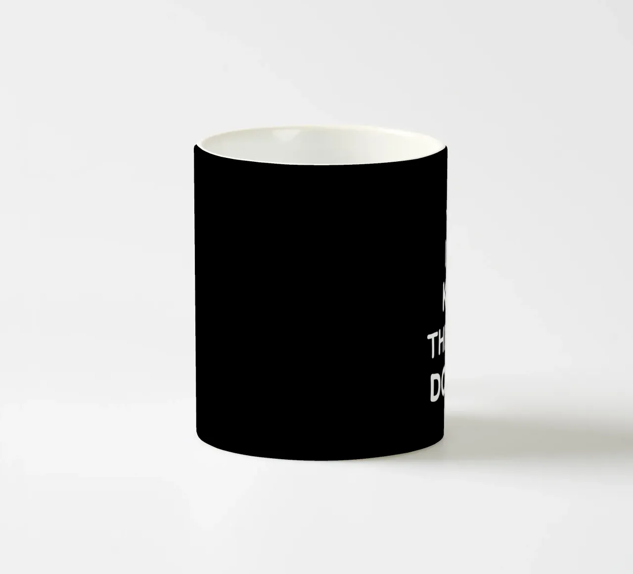 I am king. This is my domain tazza in ceramica da happieeagle