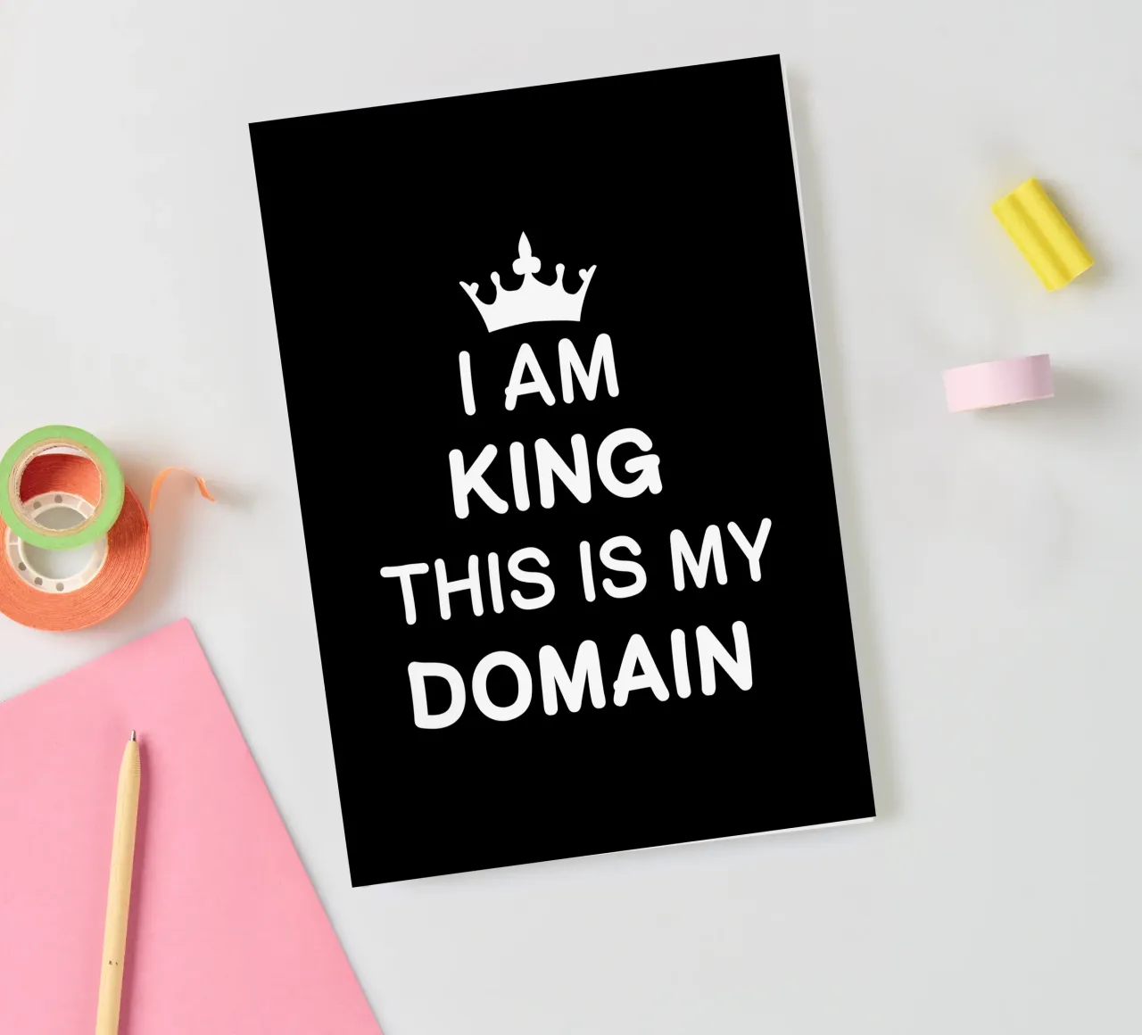 I am king. This is my domain notebook by happieeagle