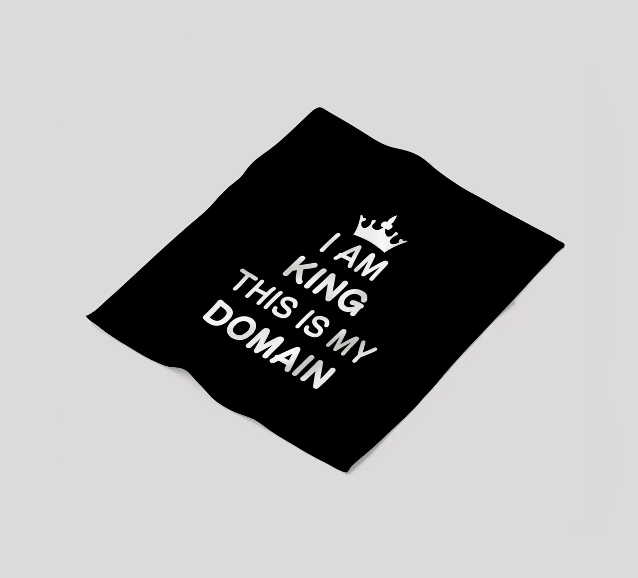 I am king. This is my domain coperta in pile da happieeagle