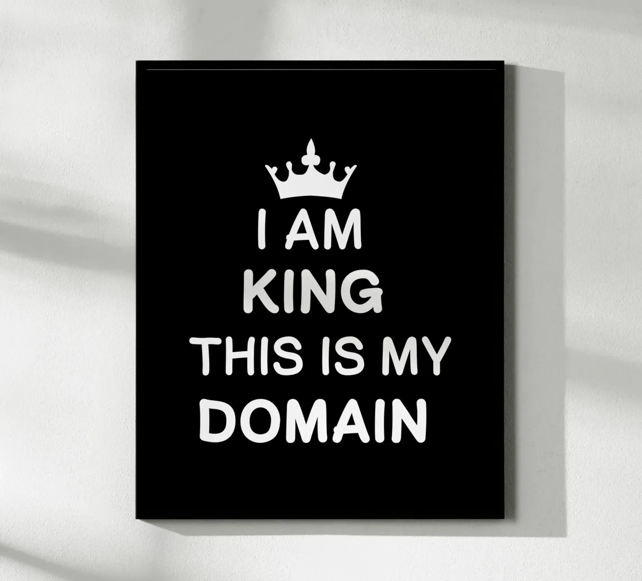 I am king. This is my domain carta hahnemühle da happieeagle