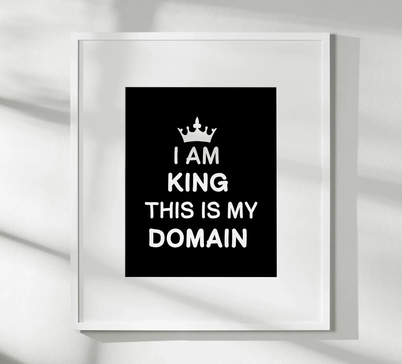 I am king. This is my domain carta hahnemühle da happieeagle