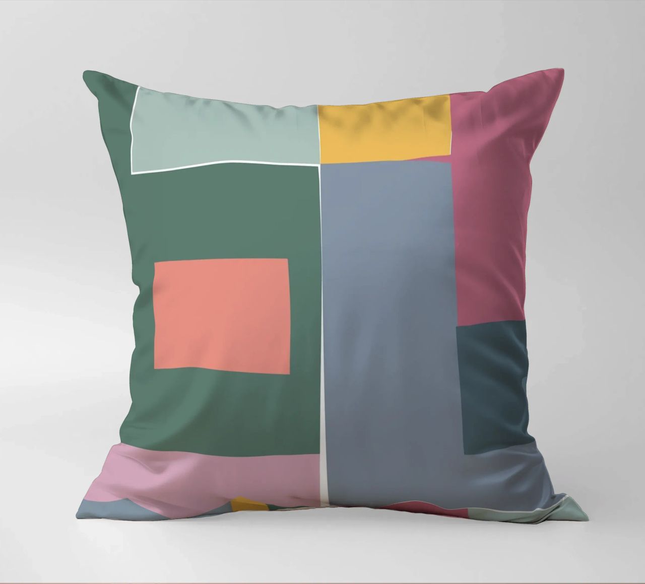 Mosaic Tertiaries | Color Blocking cuscino da sabidussi