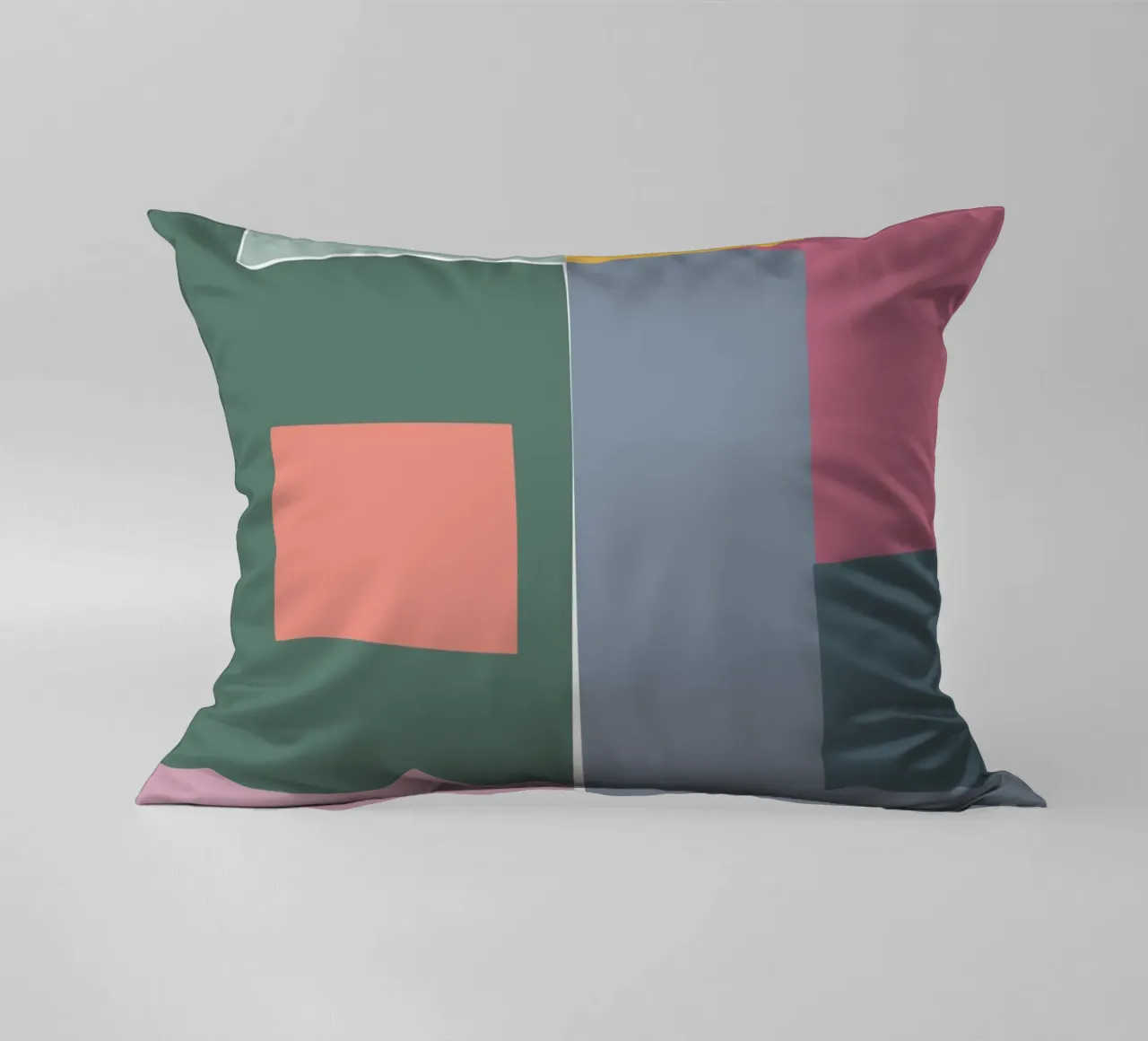 Mosaic Tertiaries | Color Blocking cuscino da sabidussi