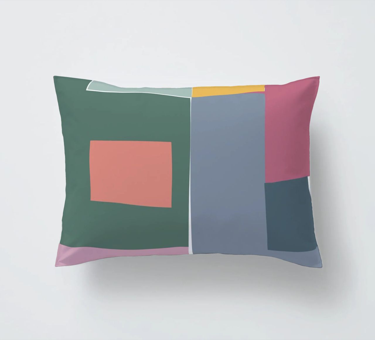 Mosaic Tertiaries | Color Blocking cuscino da sabidussi