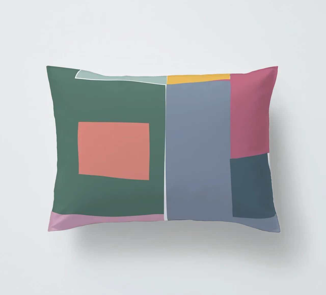 Mosaic Tertiaries | Color Blocking kussen van sabidussi
