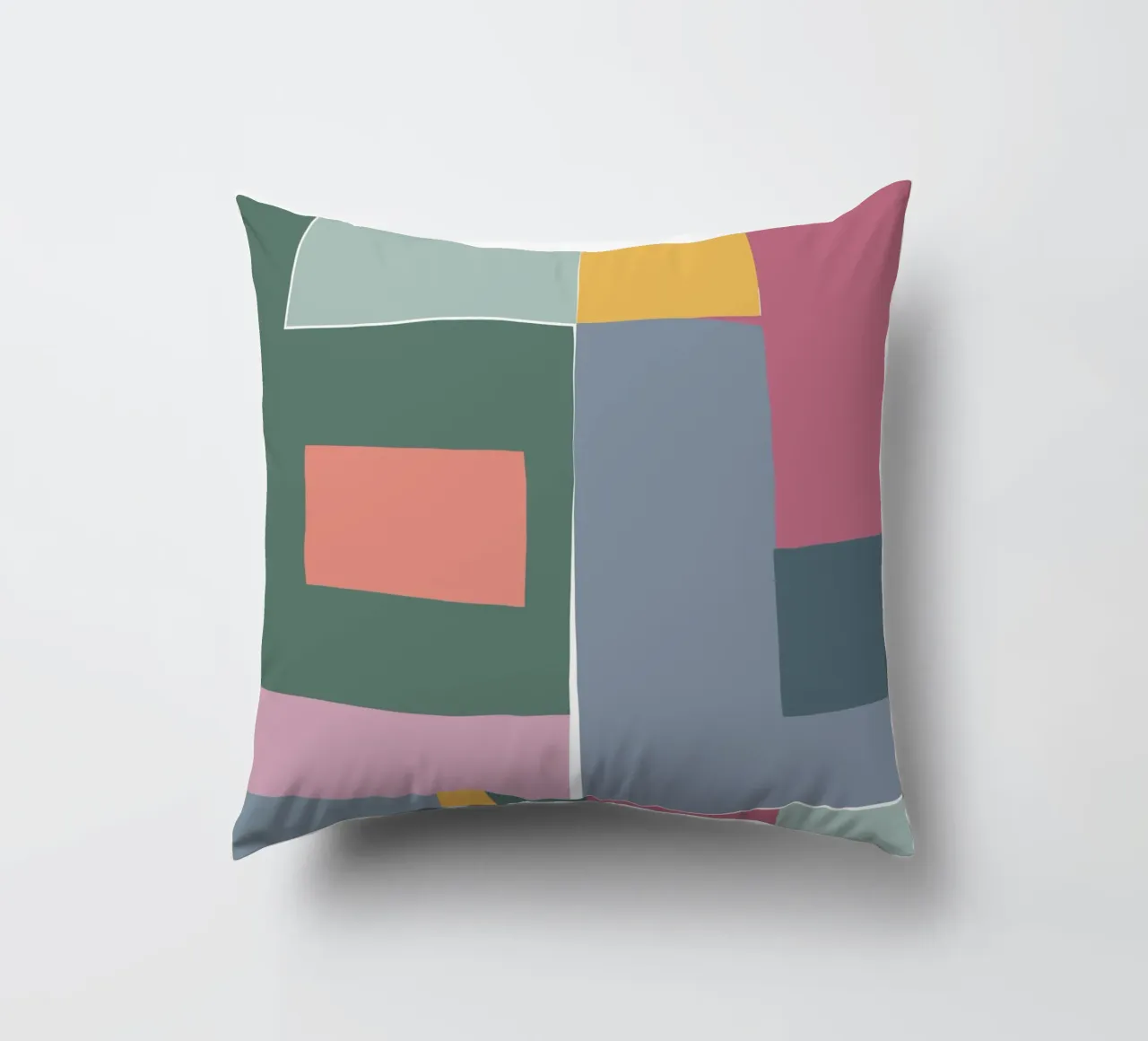 Mosaic Tertiaries | Color Blocking cuscino da sabidussi