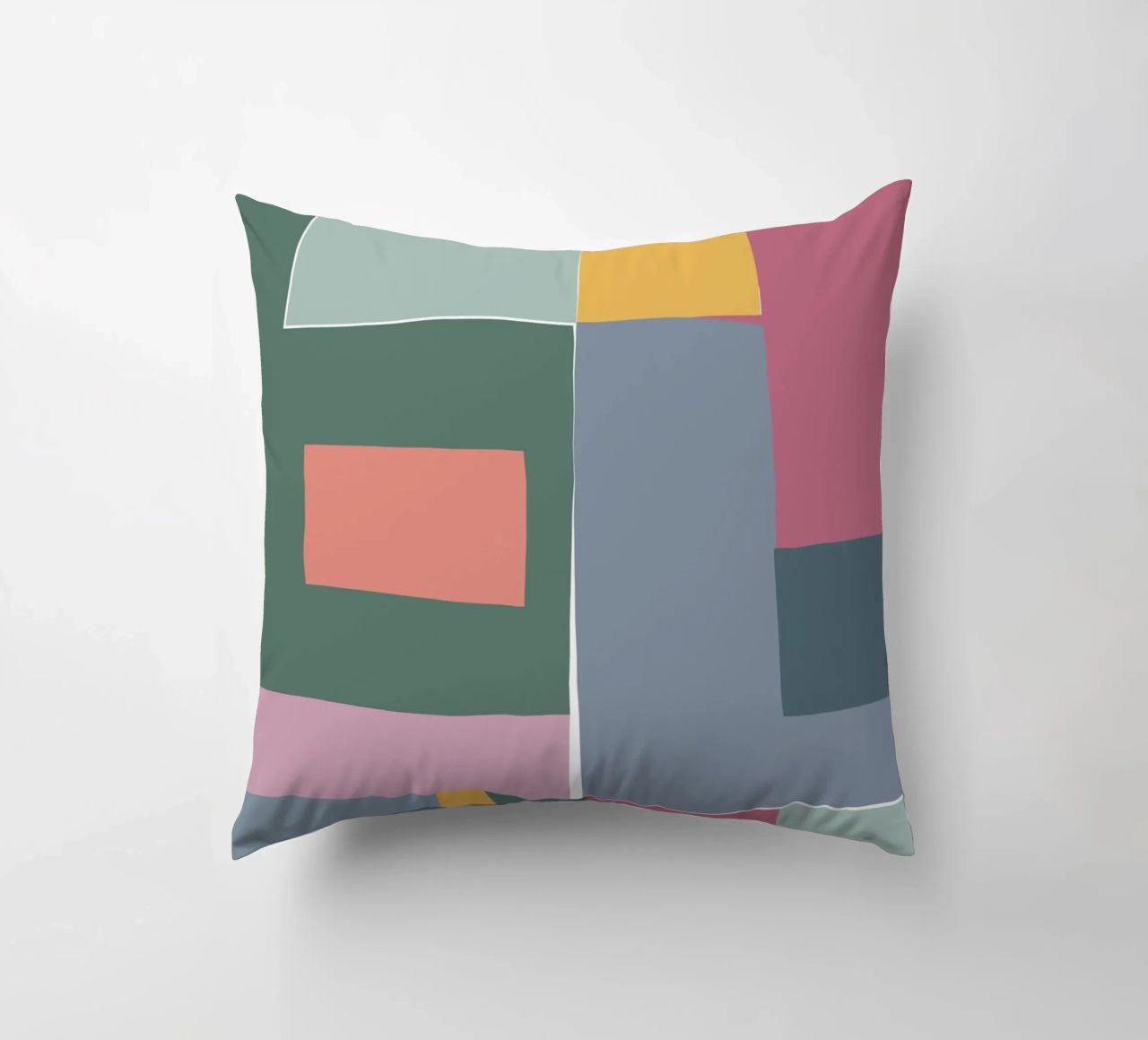 Mosaic Tertiaries | Color Blocking cuscino da sabidussi