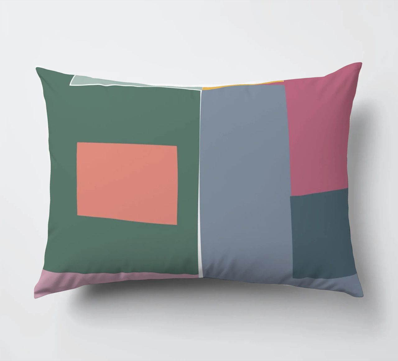 Mosaic Tertiaries | Color Blocking cuscino da sabidussi
