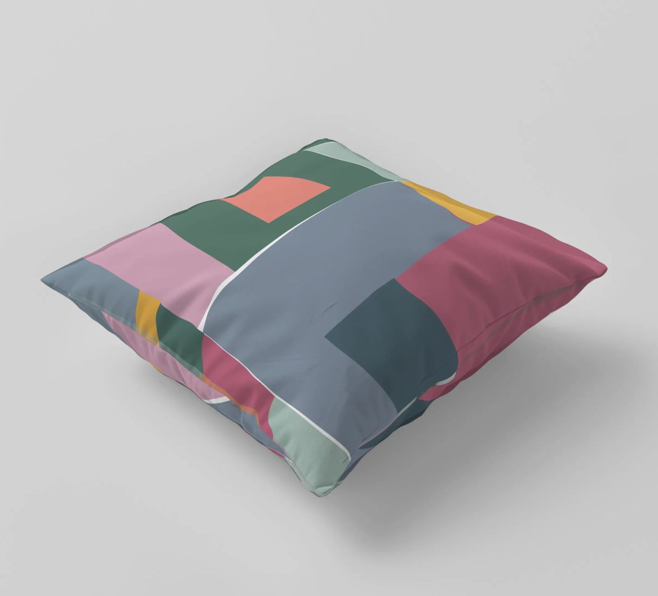 Mosaic Tertiaries | Color Blocking cuscino da sabidussi