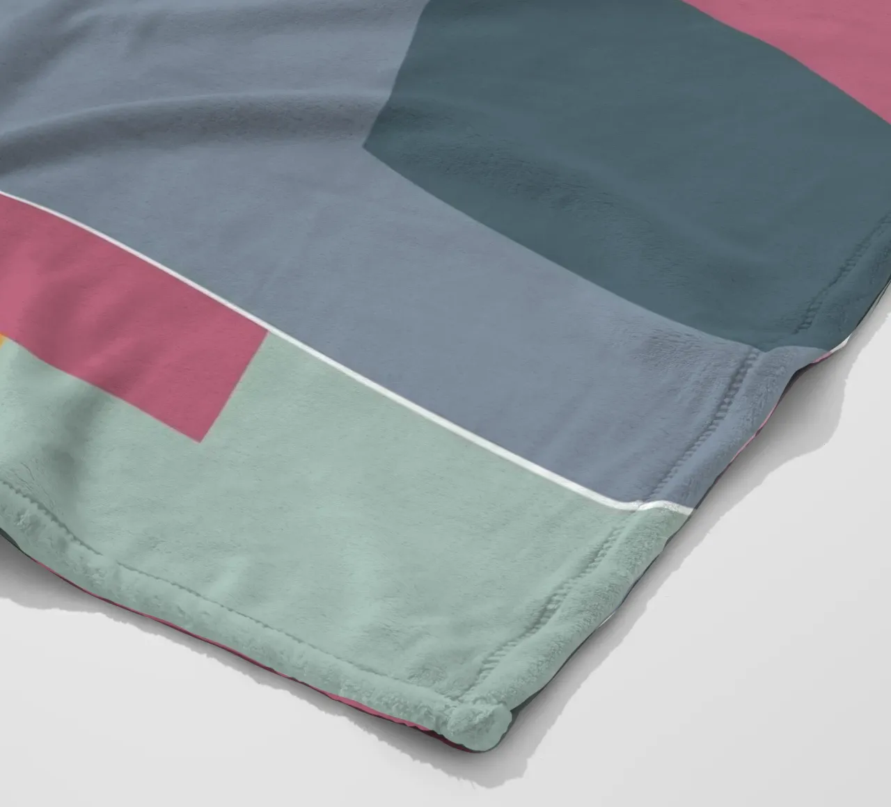 Mosaic Tertiaries | Color Blocking coperta in pile da sabidussi