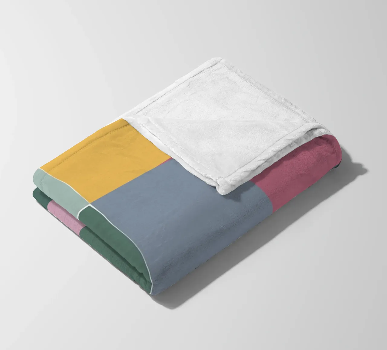 Mosaic Tertiaries | Color Blocking coperta in pile da sabidussi