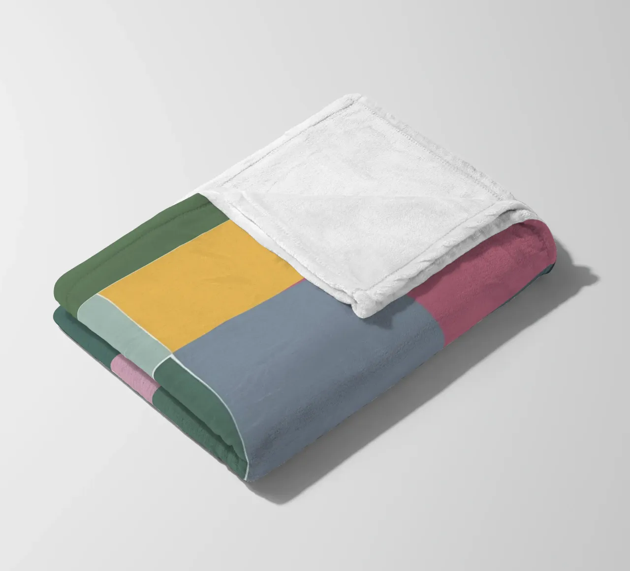 Mosaic Tertiaries | Color Blocking coperta in pile da sabidussi