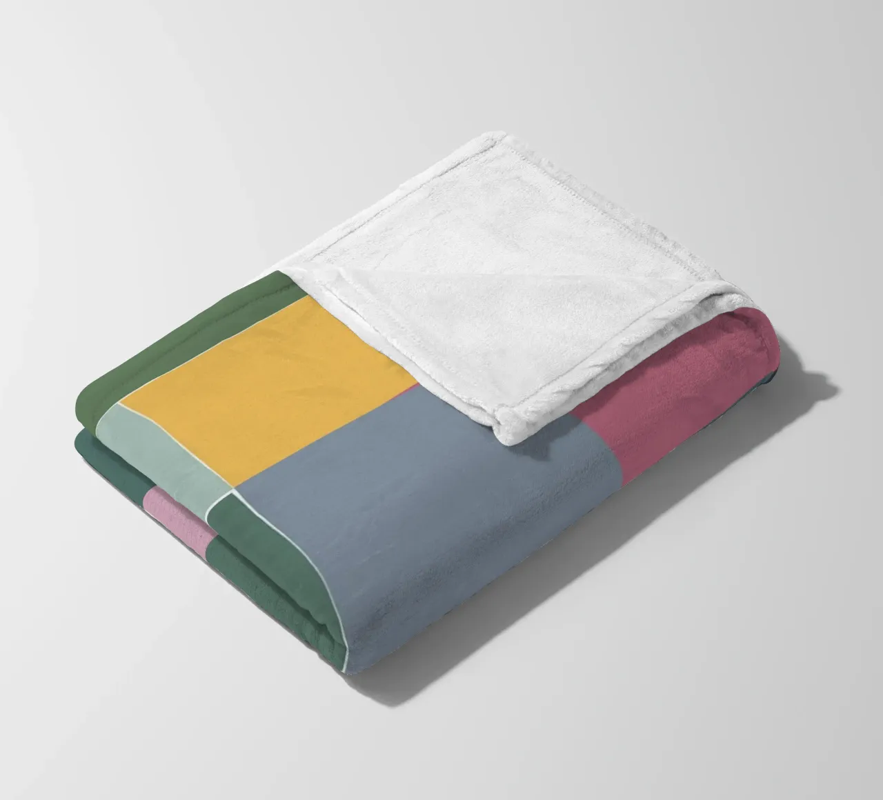 Mosaic Tertiaries | Color Blocking coperta in pile da sabidussi