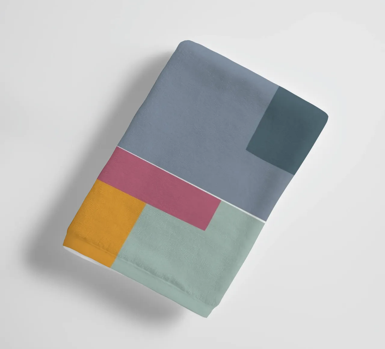 Mosaic Tertiaries | Color Blocking asciugamano da bagno da sabidussi