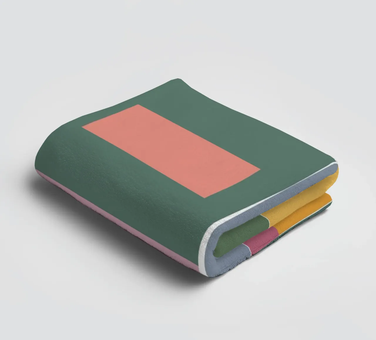 Mosaic Tertiaries | Color Blocking towel by sabidussi
