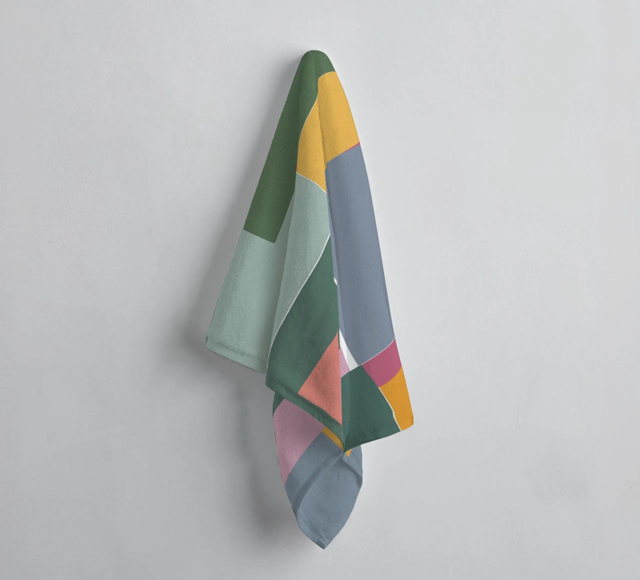 Mosaic Tertiaries | Color Blocking asciugamano da bagno da sabidussi
