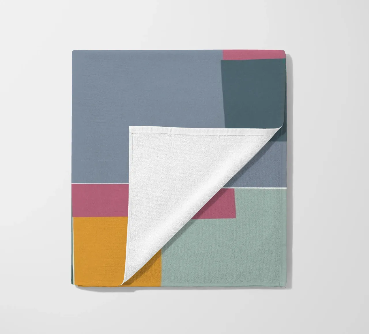Mosaic Tertiaries | Color Blocking beach towel by sabidussi