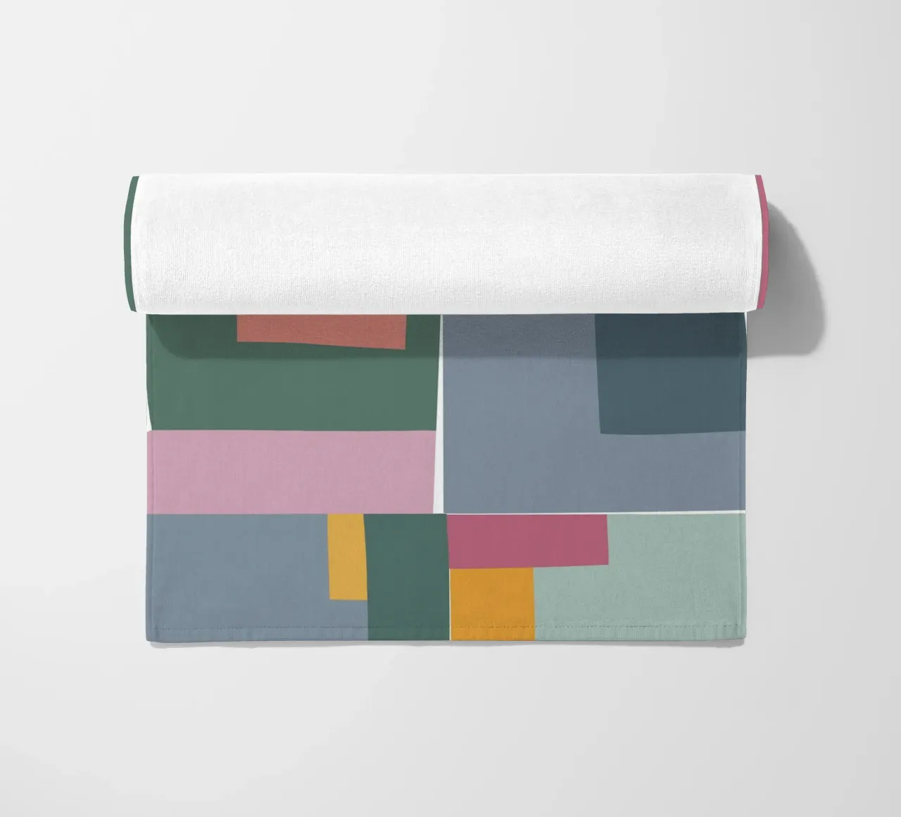 Mosaic Tertiaries | Color Blocking beach towel by sabidussi
