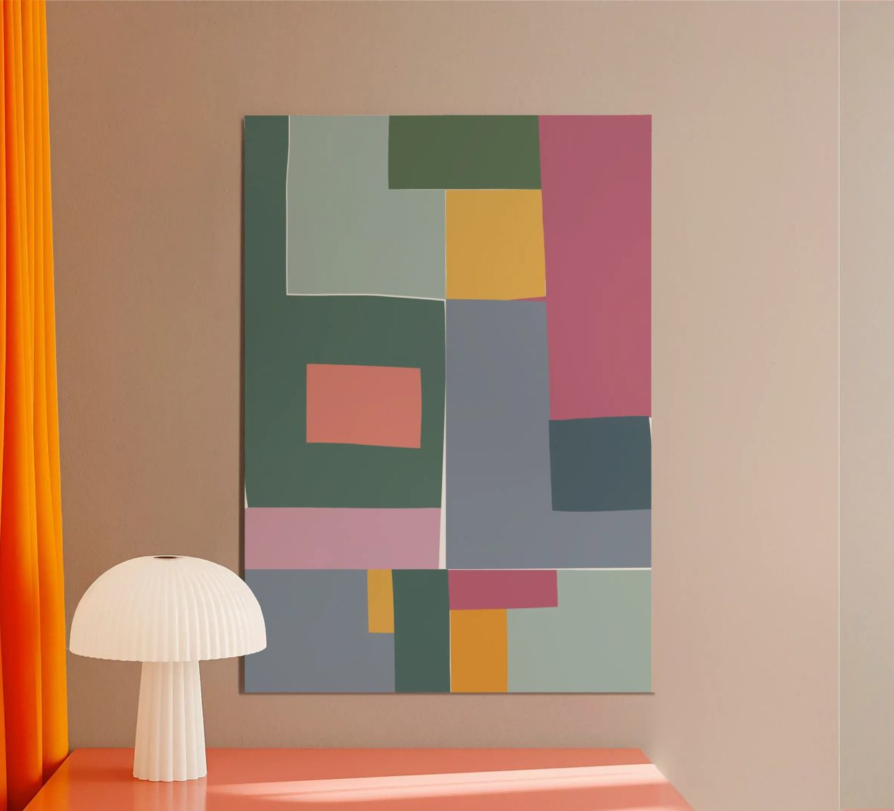 Mosaic Tertiaries | Color Blocking alluminio dibond da sabidussi