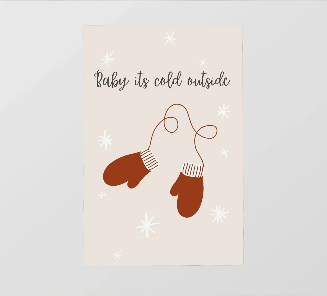 Baby its Cold Outside telo in pvc da pdigitalprints