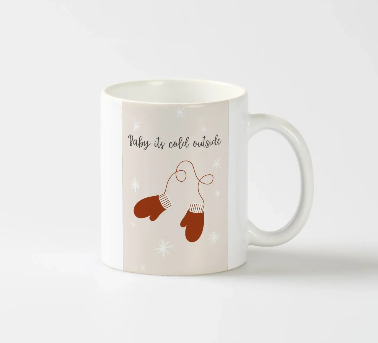 Baby its Cold Outside tazza in ceramica da pdigitalprints