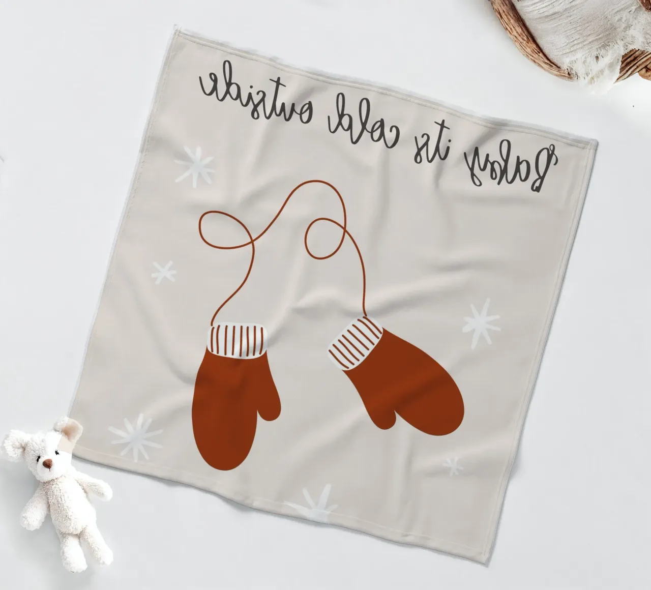 Baby its Cold Outside coperta in pile da pdigitalprints
