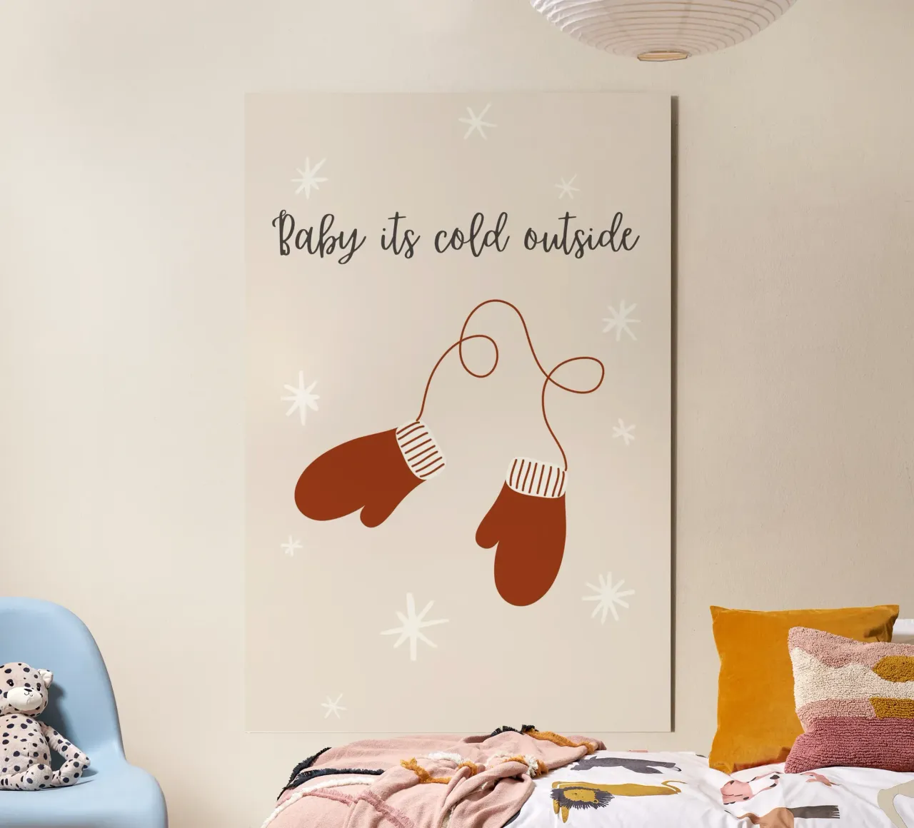 Baby its Cold Outside alluminio dibond da pdigitalprints