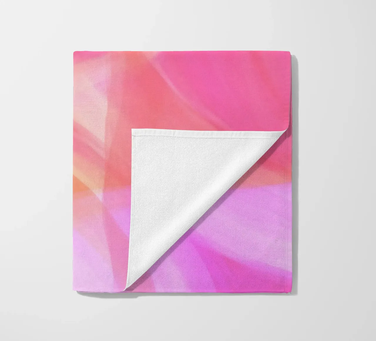 Color Swirls | Dreamy Candy Floss | Pink Orange Blue serviette de plage de sabidussi